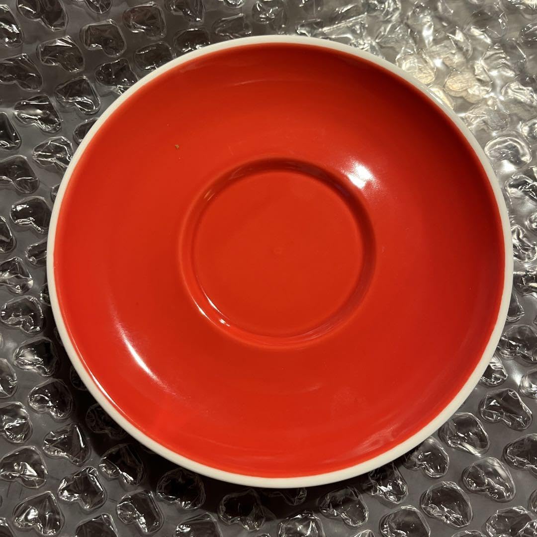 Amazon.co.jp: Drinking Glass ACF Espresso Cup & Saucer Red : Home
